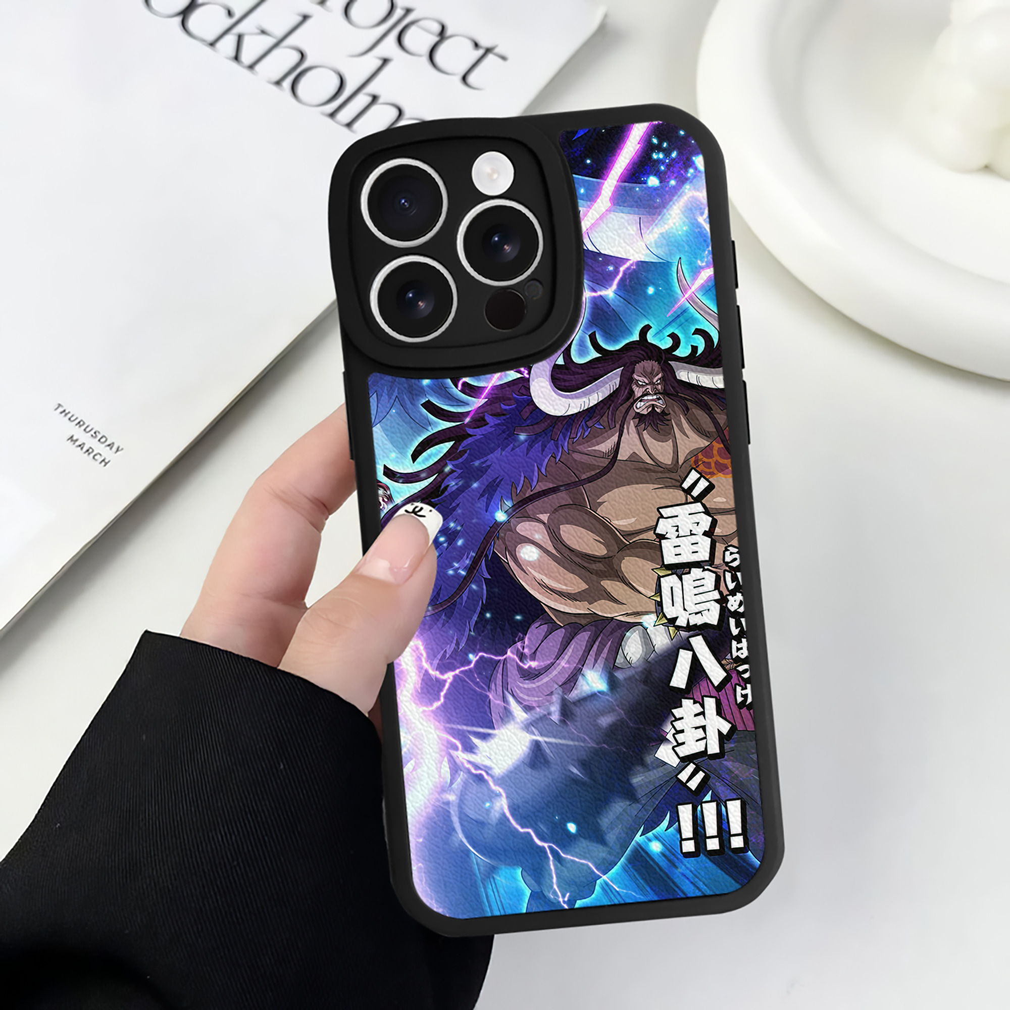 （画像用） ワンピース ONE PIECE 【iPhone 16シリーズ対応】シリコンスマホケース（レザー調） 材質：シリコン